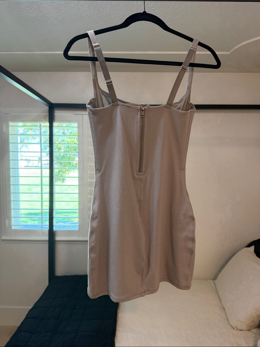 Skims Classic Supportive Slip Dress in Taupe - Picture 2 of 3